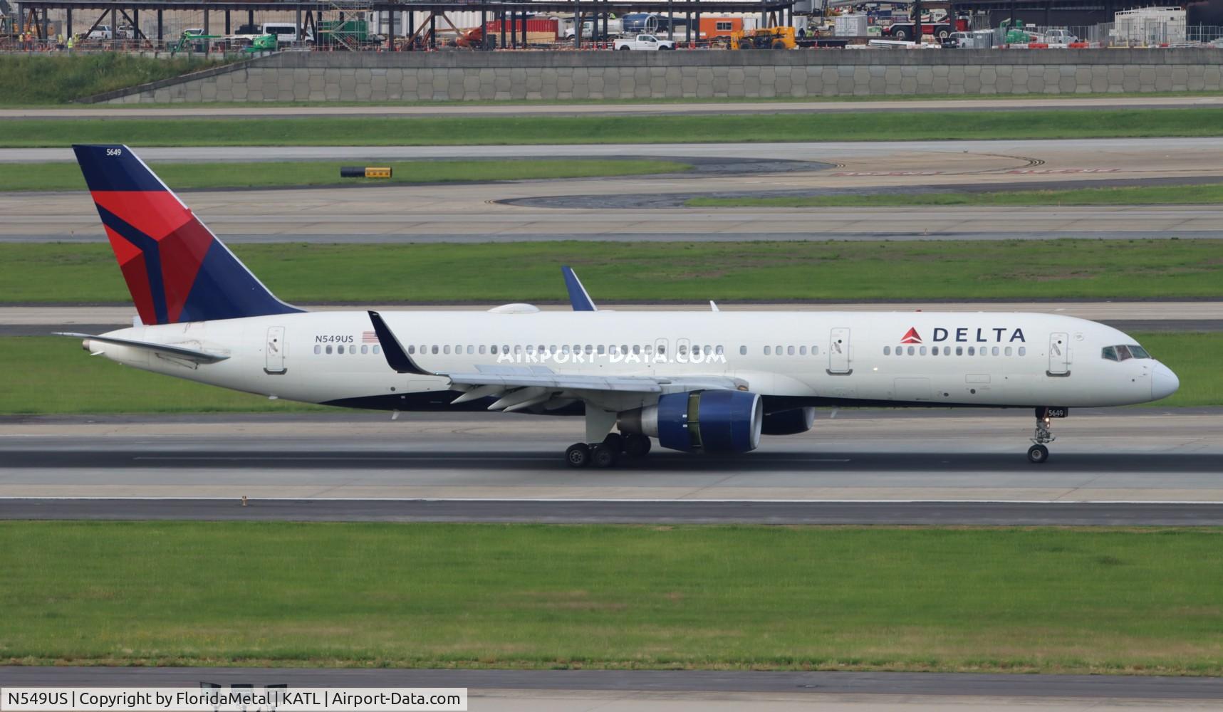 N549US, 1996 Boeing 757-251 C/N 26496, DAL 752 zx ord-atl