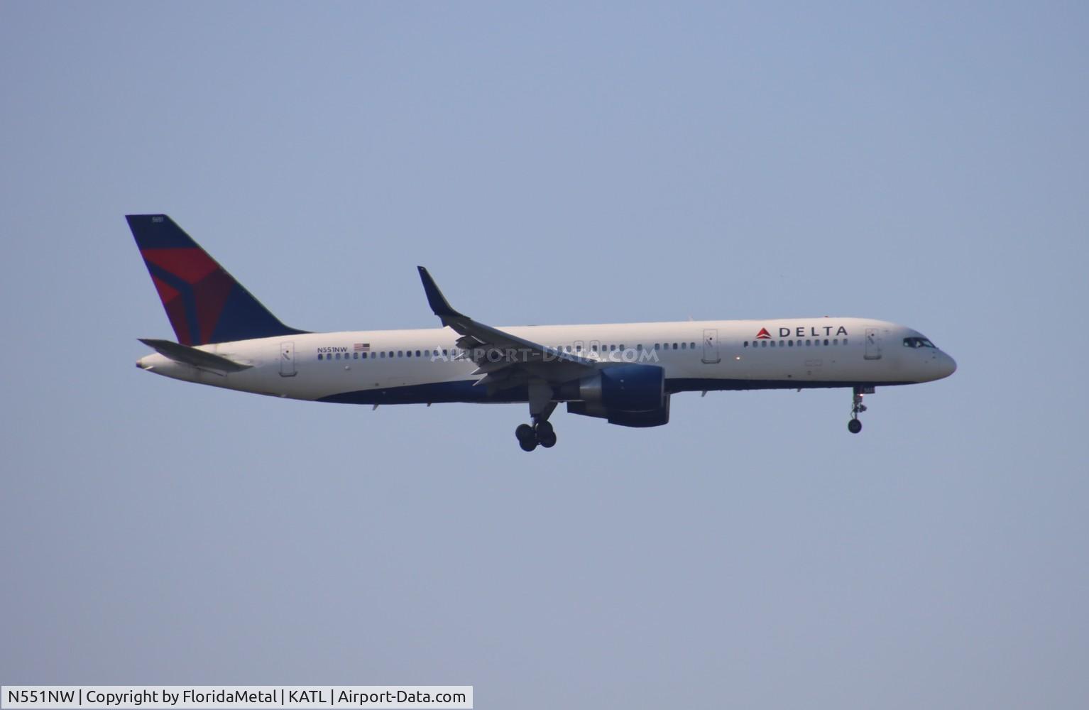 N551NW, 2001 Boeing 757-251 C/N 26498, DAL 752 zx msy-atl