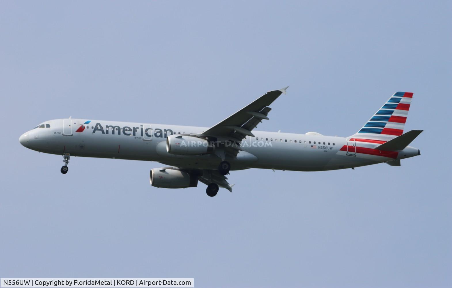 N556UW, 2012 Airbus A321-231 C/N 5244, AAL A321 zx san-ord