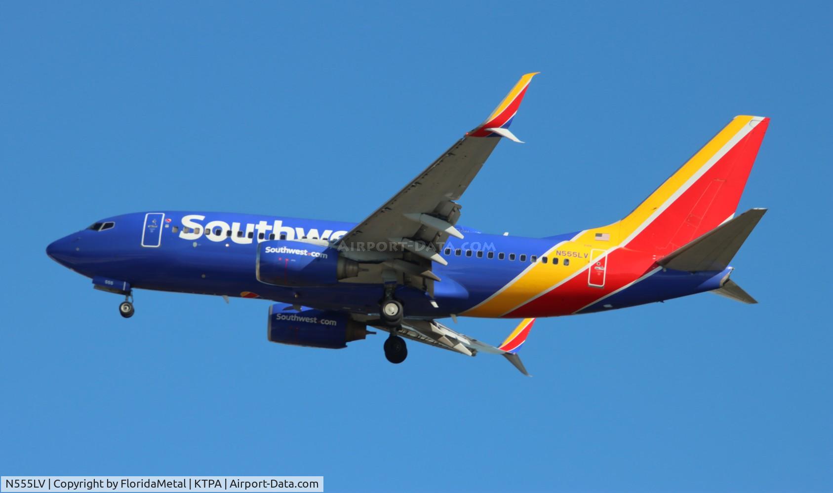 N555LV, 2011 Boeing 737-7BD C/N 36726, SWA 737 zx ind-tpa