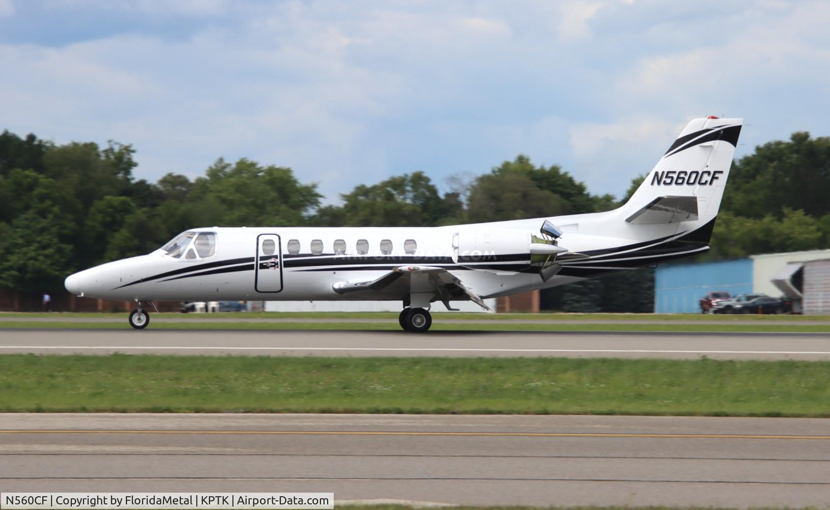 N560CF, 1990 Cessna 560 Citation V C/N 560-0040, C560 zx dtw-ptk