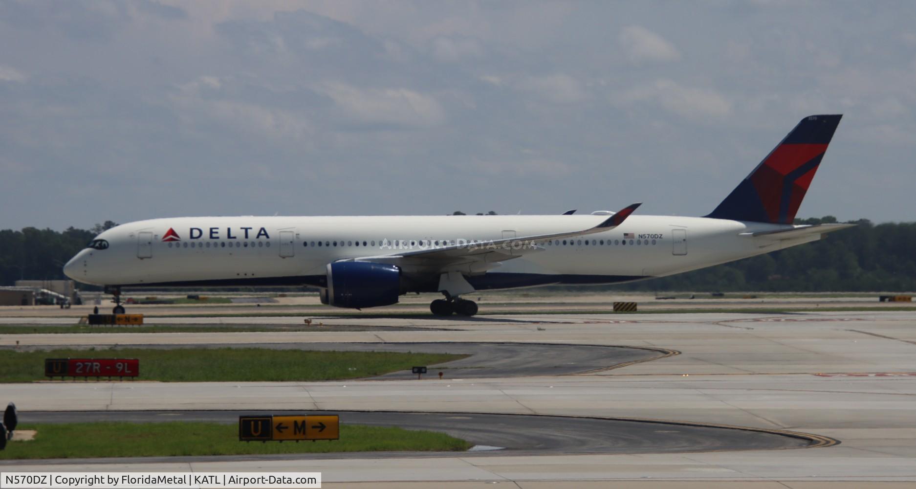 N570DZ, 2016 Airbus A350-941 C/N 048, DAL A359 zx bcn, lebl-atl