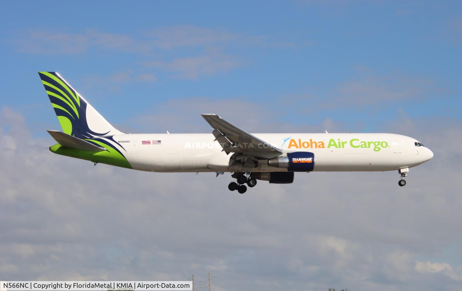 N566NC, 2000 Boeing 767-3BG/ER C/N 30566, Aloha Cargo 767-300F zx sdq, mdsd-mia