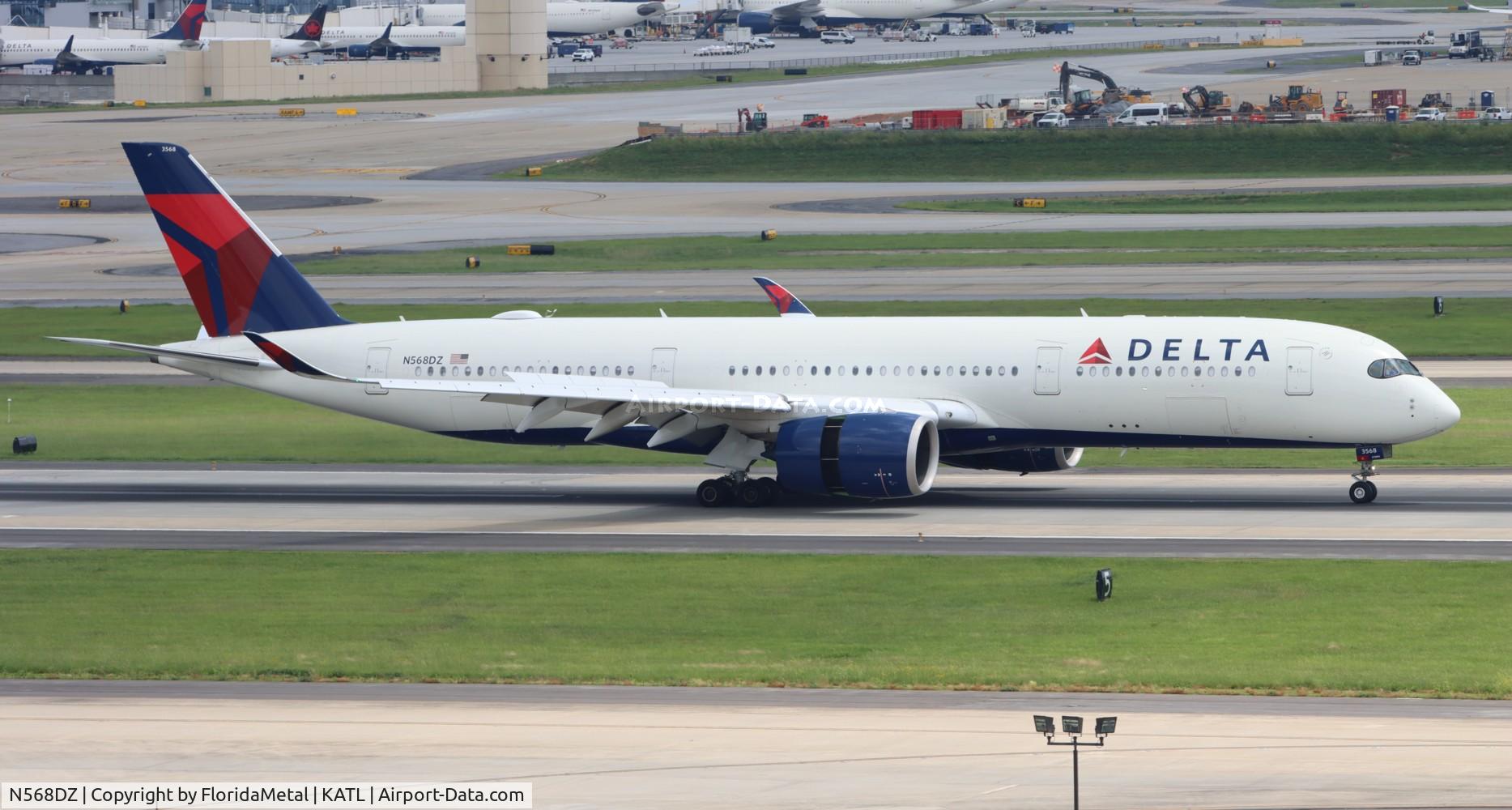 N568DZ, 2015 Airbus A350-941 C/N 0024, DAL A359 zx bcn, lebl-atl