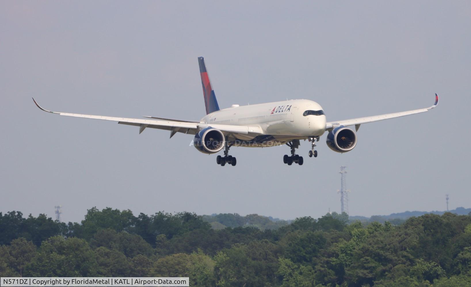 N571DZ, 2016 Airbus A350-941 C/N 0064, DAL A359 zx ath, lgav-atl