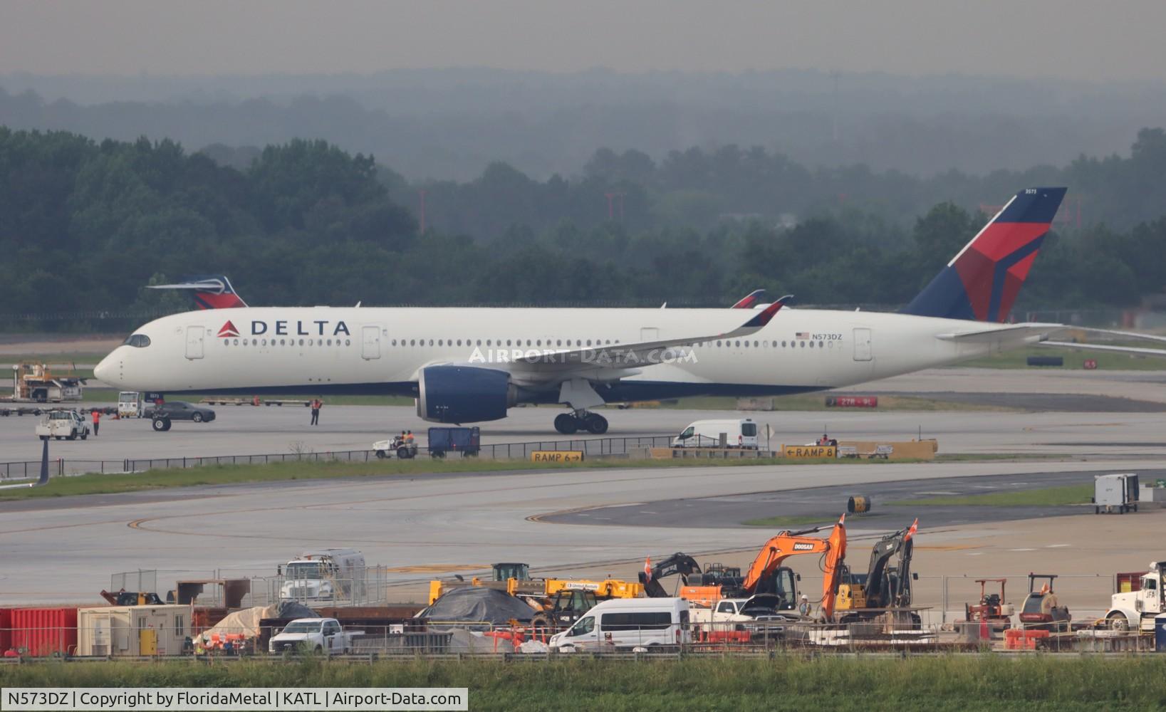 N573DZ, 2018 Airbus A350-941 C/N 250, DAL A359 zx lim. spjc-atl