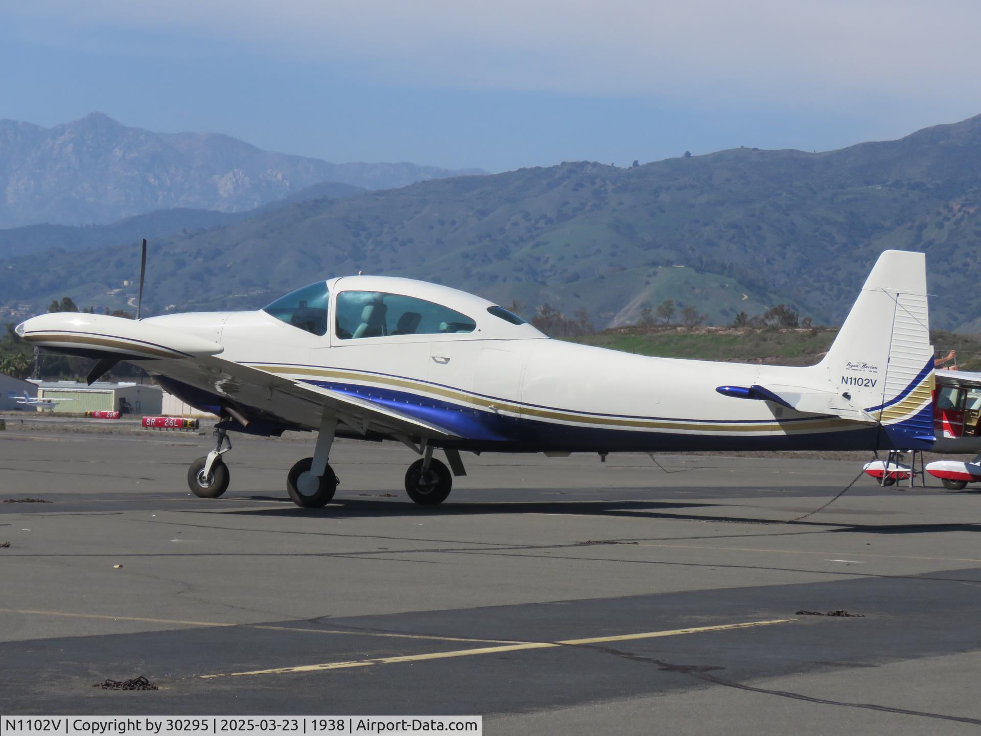 N1102V, 1947 North American L-17 (Navion A) C/N NAV-4-2089, Parked