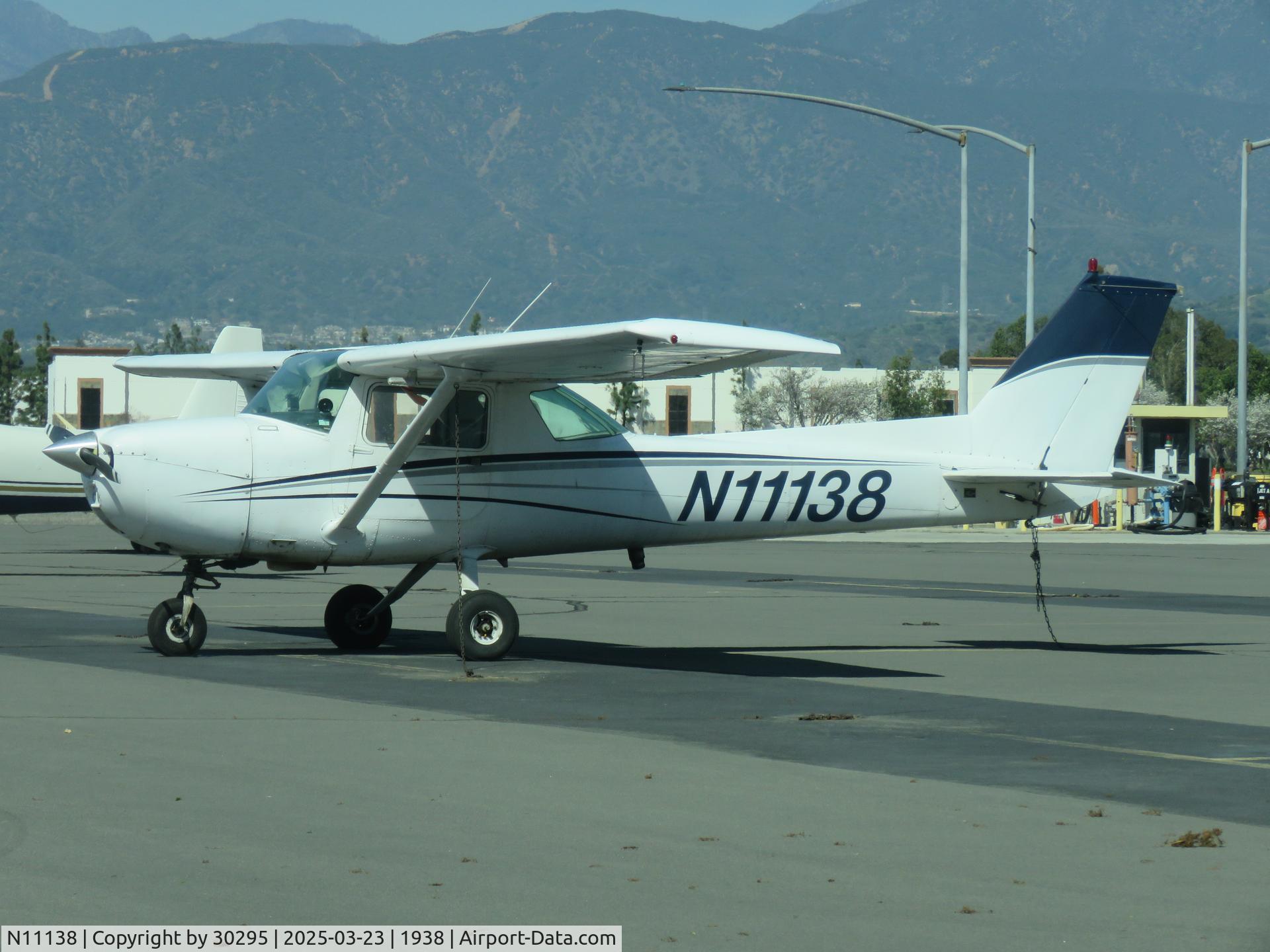 N11138, 1973 Cessna 150L C/N 15075215, Parked