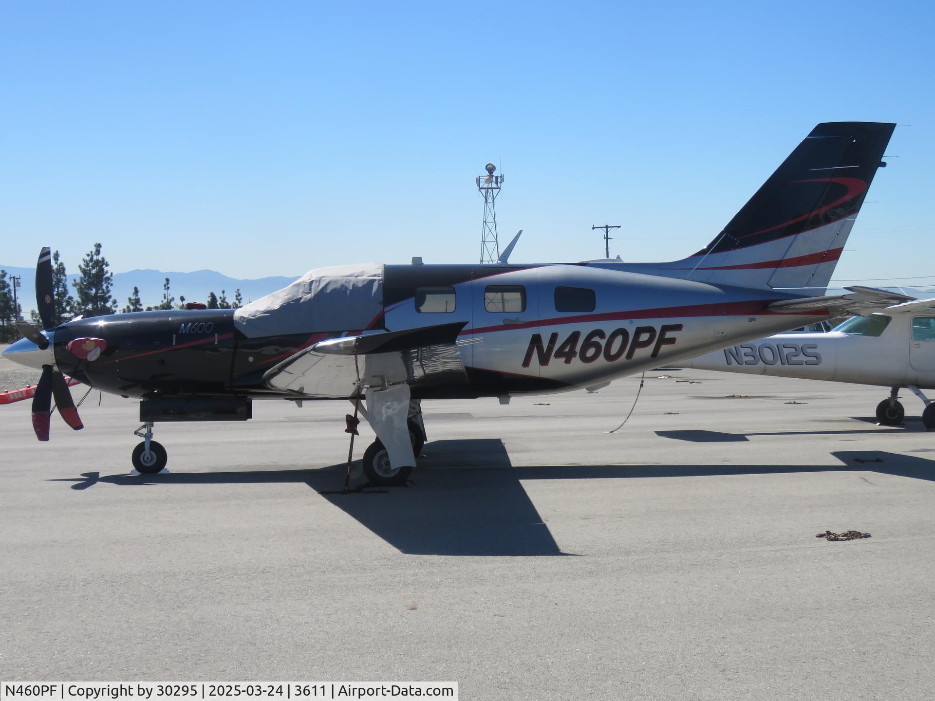 N460PF, 2018 Piper M600 (PA-46-600TP) C/N 4698066, Parked