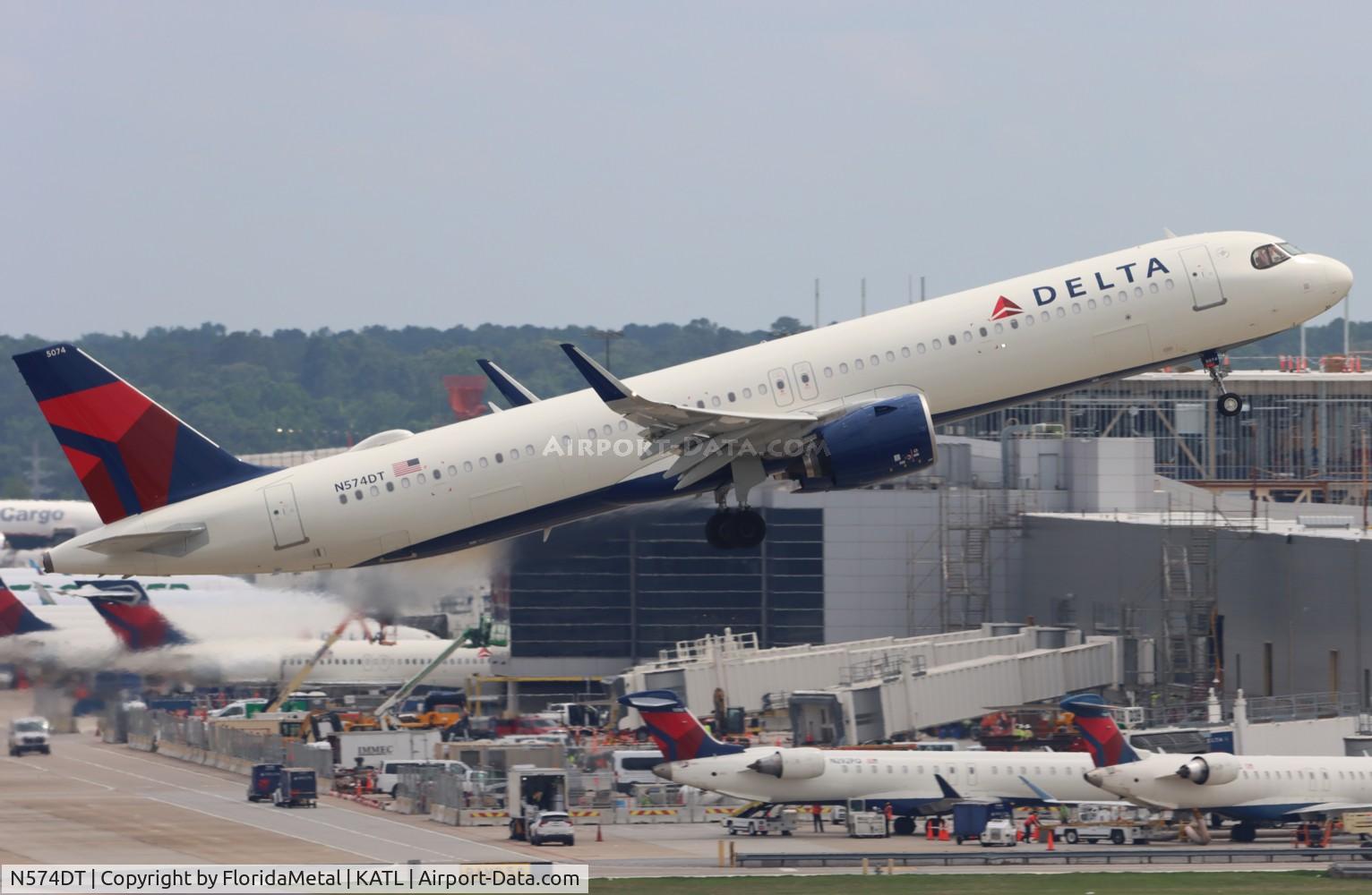 N574DT, 2024 Airbus A321- 271NX C/N 11718, DAL A321N zx atl-slc