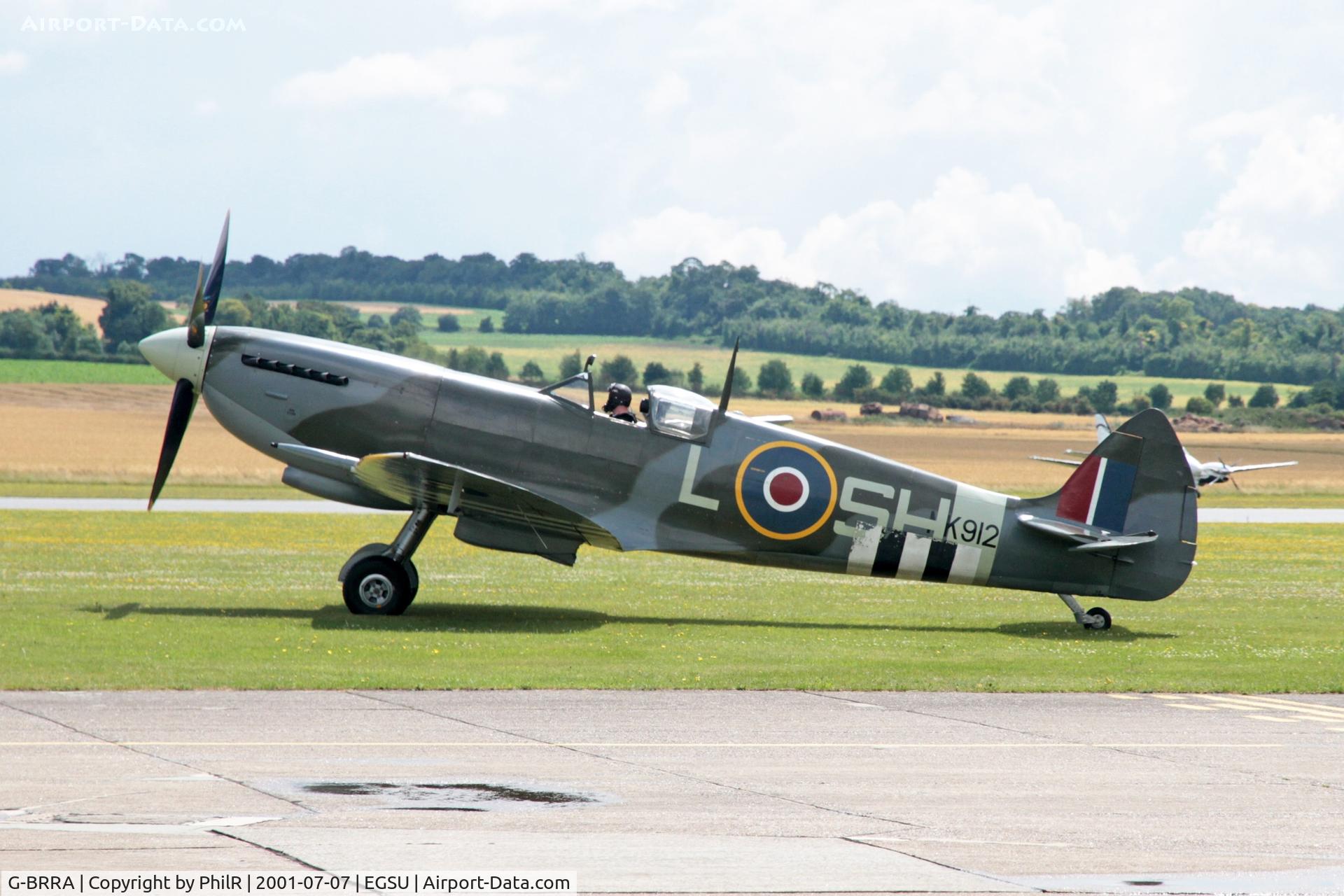 G-BRRA, 1942 Supermarine 361 Spitfire LF.IXc C/N CBAF.IX.8185, MK912 1944 VS Spitfire lX RAF Duxford 
