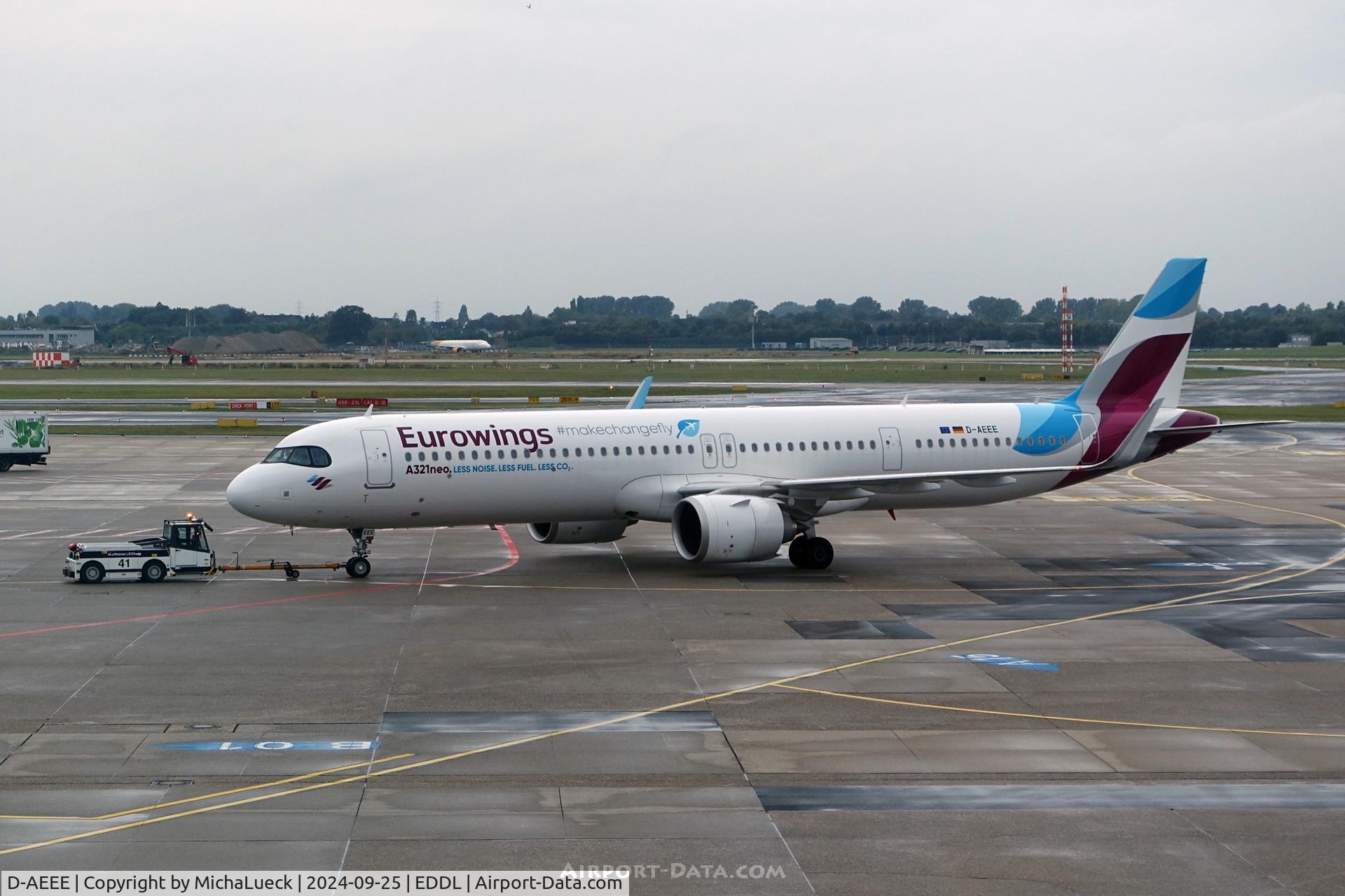 D-AEEE, 2024 Airbus 321-251NX C/N 11696, #makechangefly