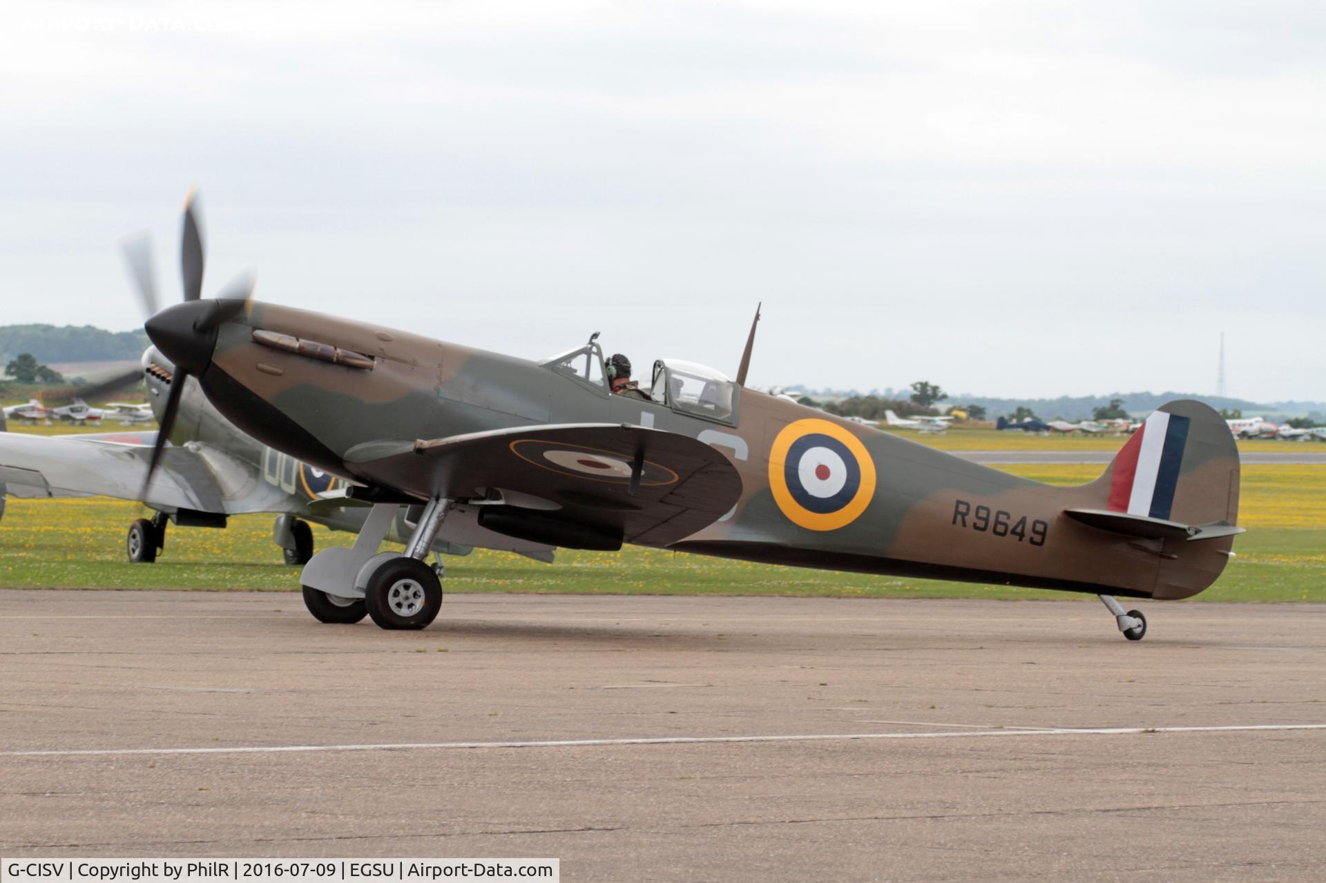 G-CISV, 1942 Supermarine 349 Spitfire Vb C/N CBAF.2405, R9649 (G-CISV) 1942 VS Spitfire Vb RAF Flying Legends Duxford 