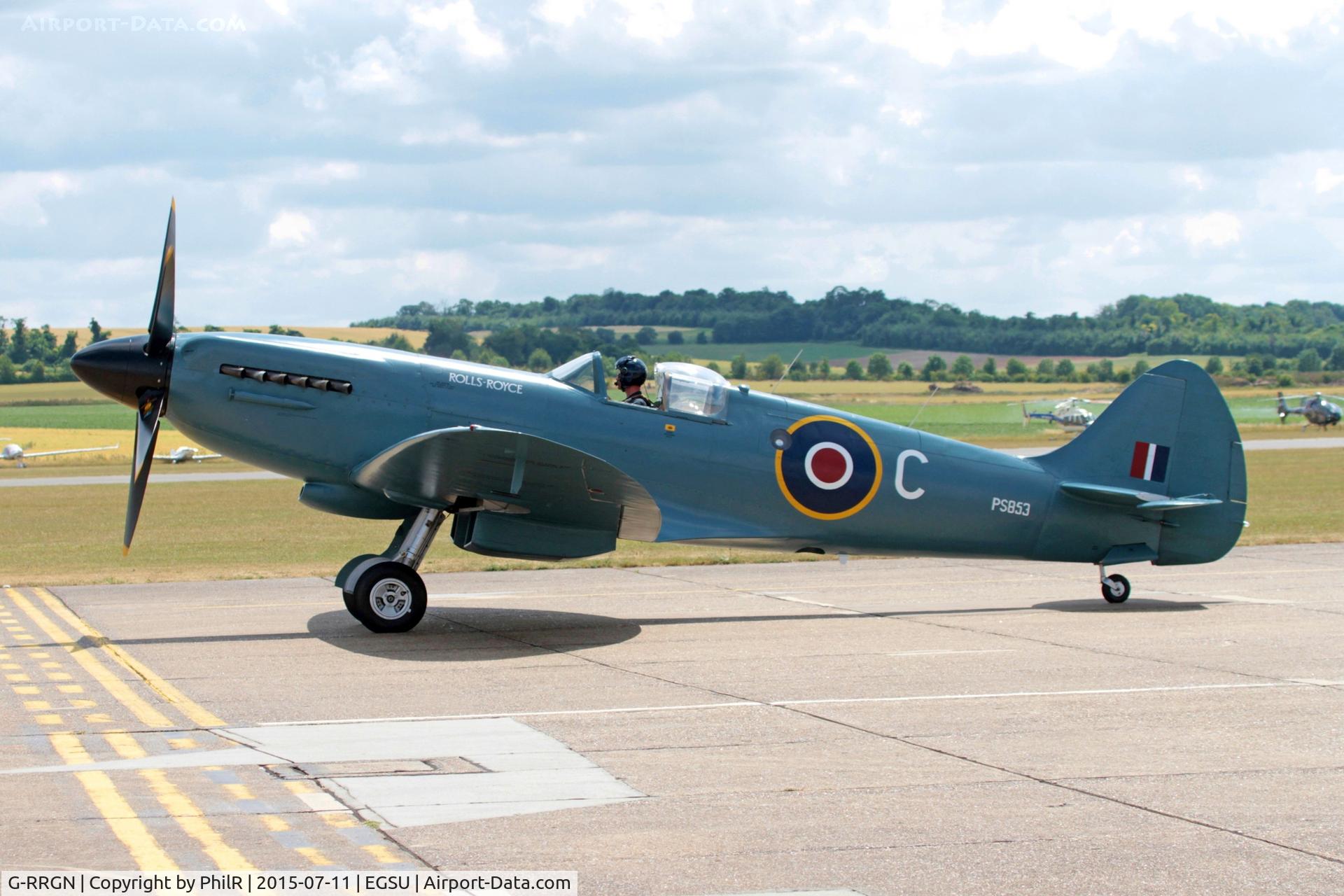 G-RRGN, 1945 Supermarine 389 Spitfire PR.XIX C/N 6S/594677, PS853 (G-RRGN) 1945 VS Spitfire PRXIX RAF Duxford 