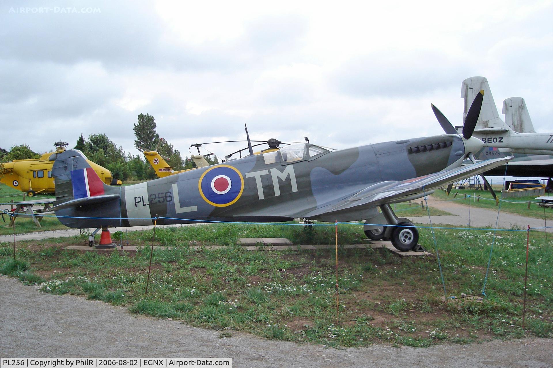 PL256, Supermarine 361 Spitfire IX Replica C/N Not found PL256, PL256 VS Spitfire IX replica RAF East Midlands Aeropark 