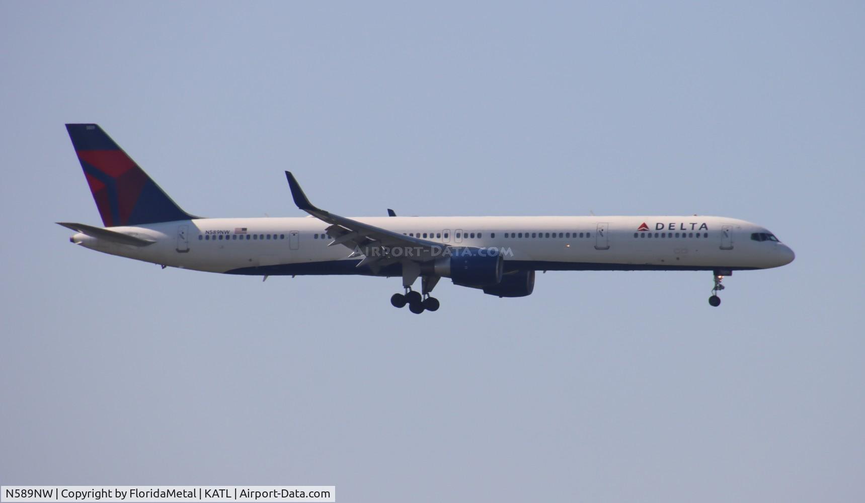 N589NW, 2003 Boeing 757-351 C/N 32989, DAL 753 zx mco-atl