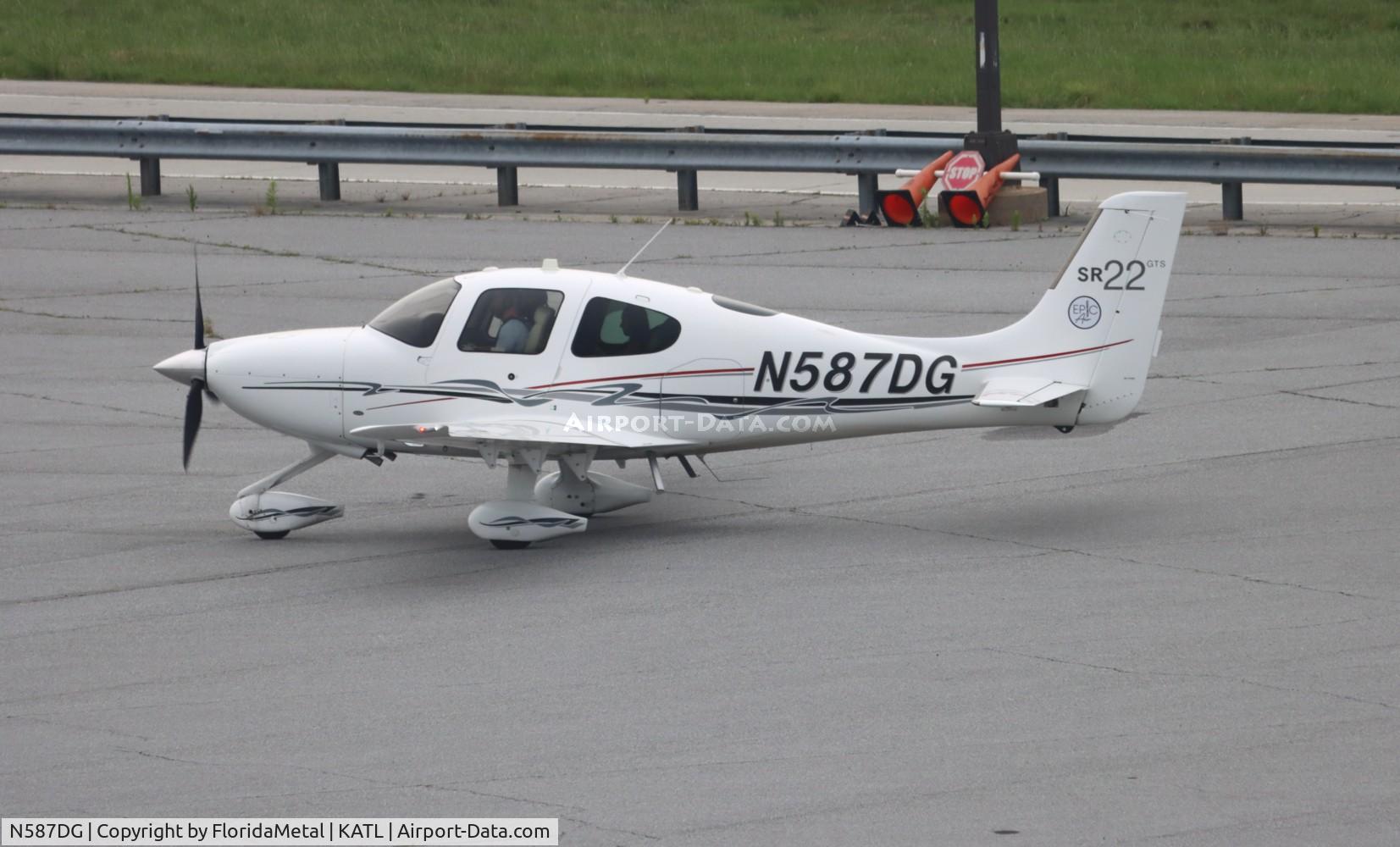 N587DG, 2011 Cirrus SR-22 C/N 3745, SR22 zx rmg-atl