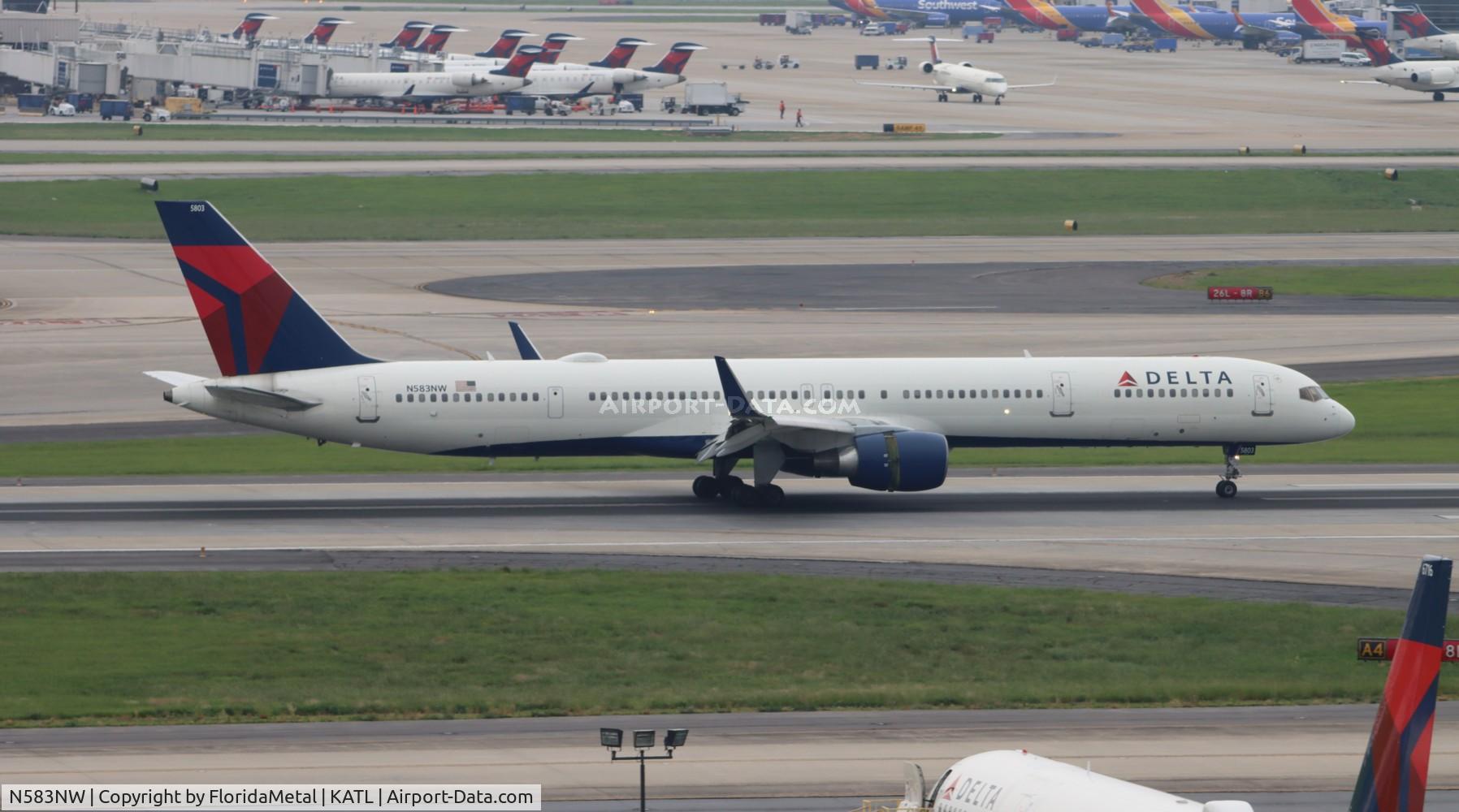 N583NW, 2002 Boeing 757-351 C/N 32983, DAL 753 zx dtw-atl