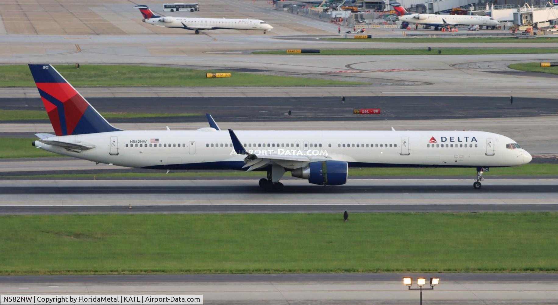 N582NW, 2002 Boeing 757-351 C/N 32981, DAL 753 zx lax-atl