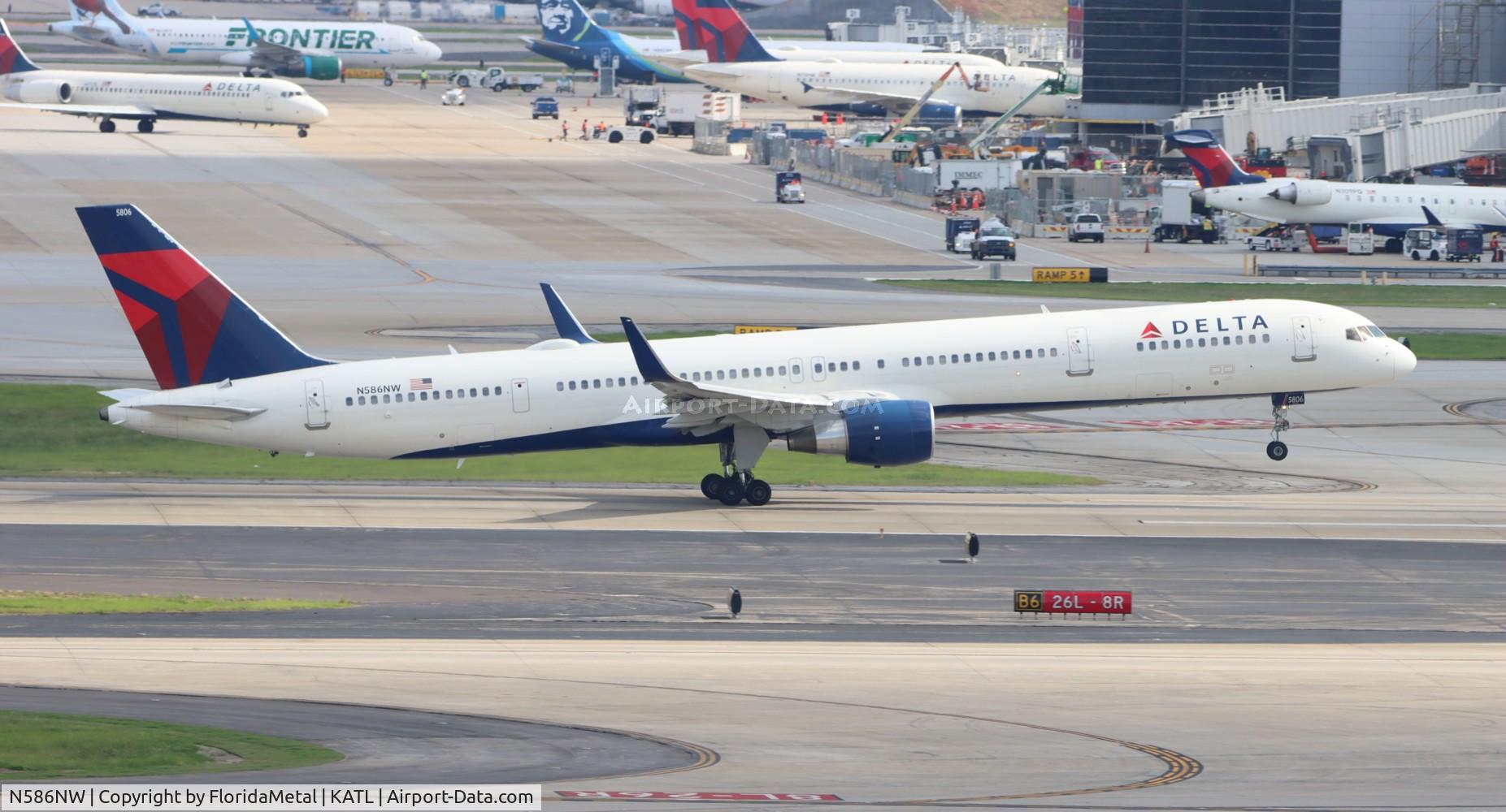 N586NW, 2002 Boeing 757-351 C/N 32987, DAL 753 zx atl-sea