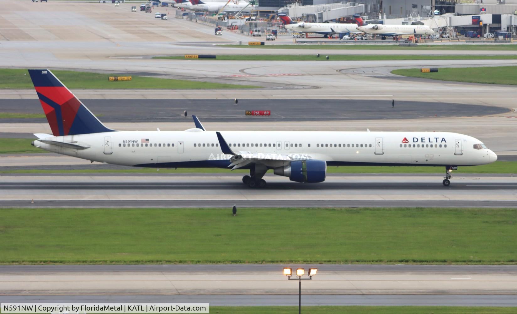 N591NW, 2003 Boeing 757-351 C/N 32991, DAL 753 zx lax-atl
