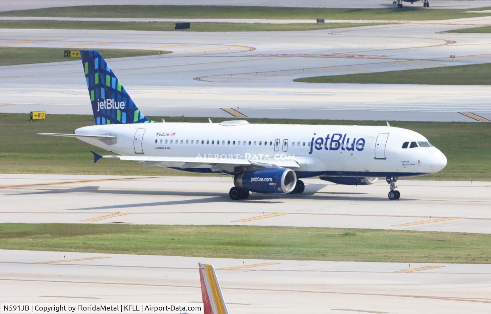 N591JB, 2004 Airbus A320-232 C/N 2246, JBU A320 zx fll-ewr
