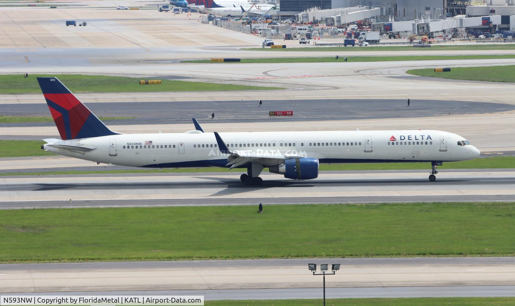 N593NW, 2003 Boeing 757-351 C/N 32993, DAL 753 zx sea-atl