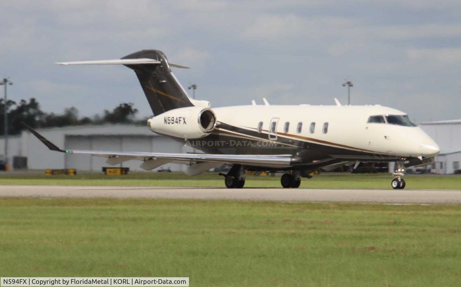 N594FX, 2019 Bombardier BD-100-1A10 (Challenger 350) C/N 20821, Challenger 350 zx orl-clt