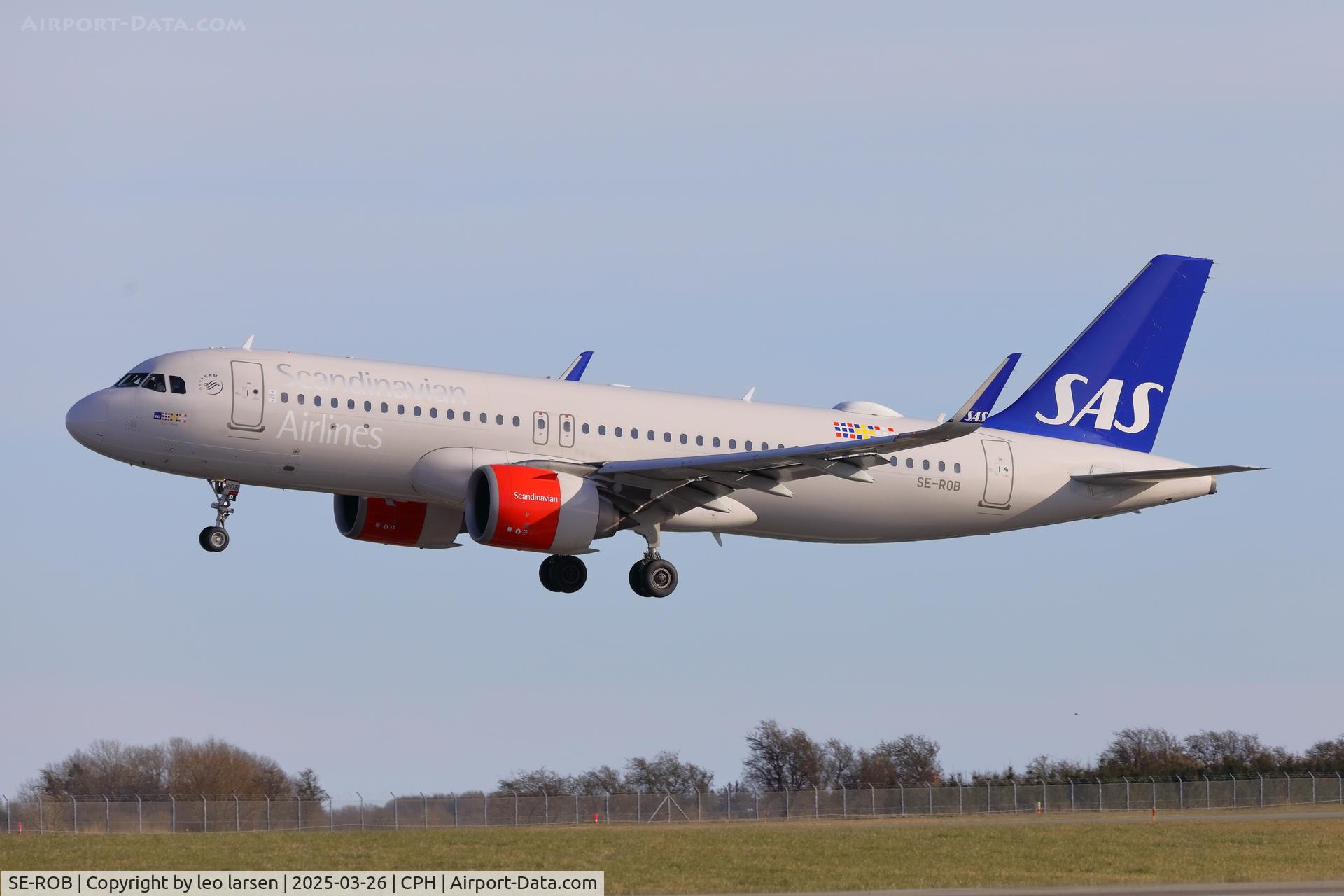 SE-ROB, 2017 Airbus A320-251N C/N 7676, Copenhagen 26.3.2025 landing R-04L