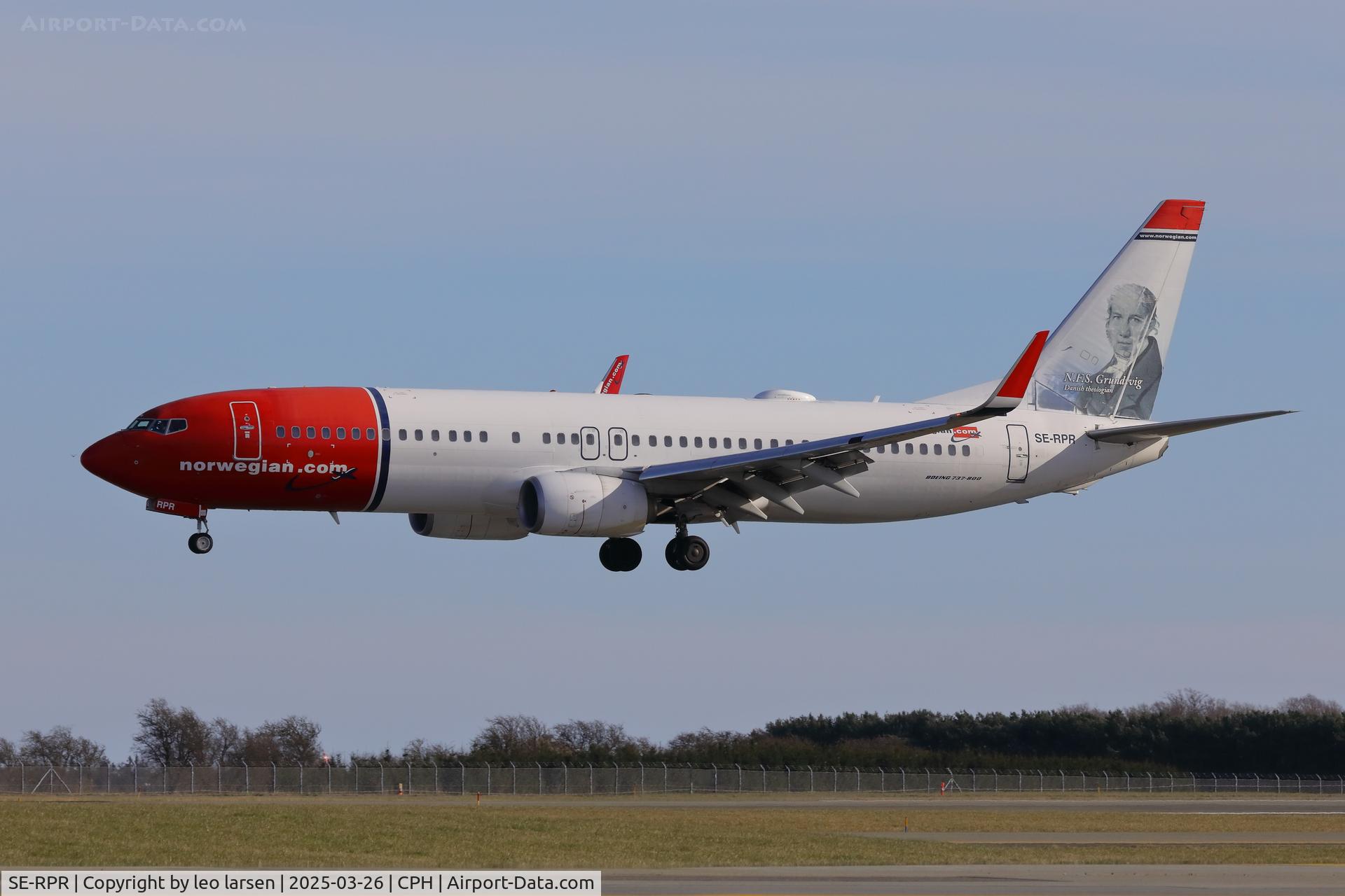 SE-RPR, 2015 Boeing 737-8JP C/N 42081, Copenhagen 26.3.2025