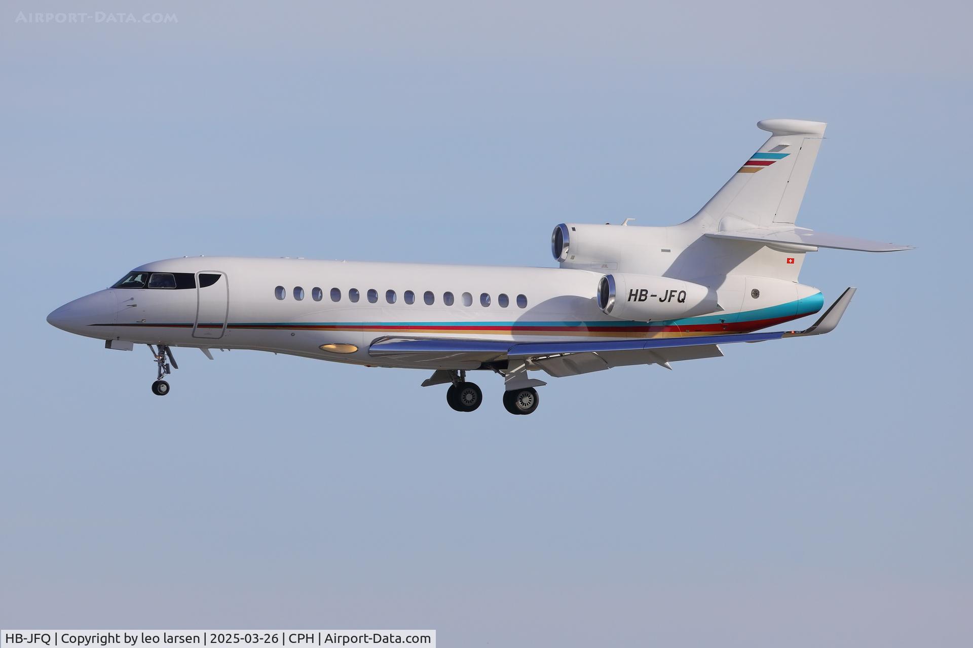 HB-JFQ, 2013 Dassault 7X C/N 213, Copenhagen 26.3.2025