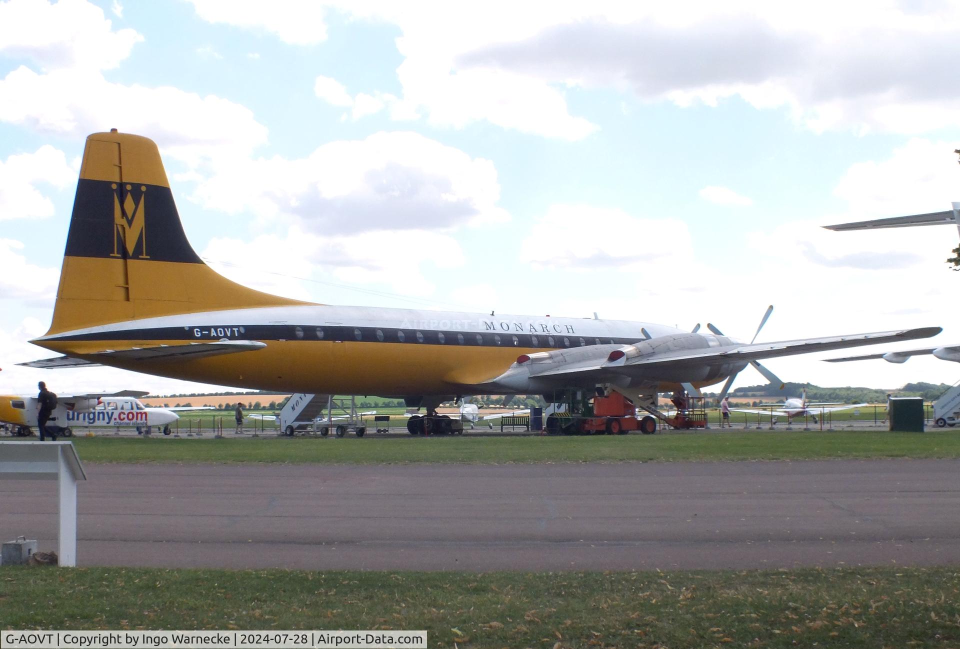 G-AOVT, 1958 Bristol 175 Britannia 312 C/N 13427, Bristol Britannia 312 at the IWM and other collections, Duxford