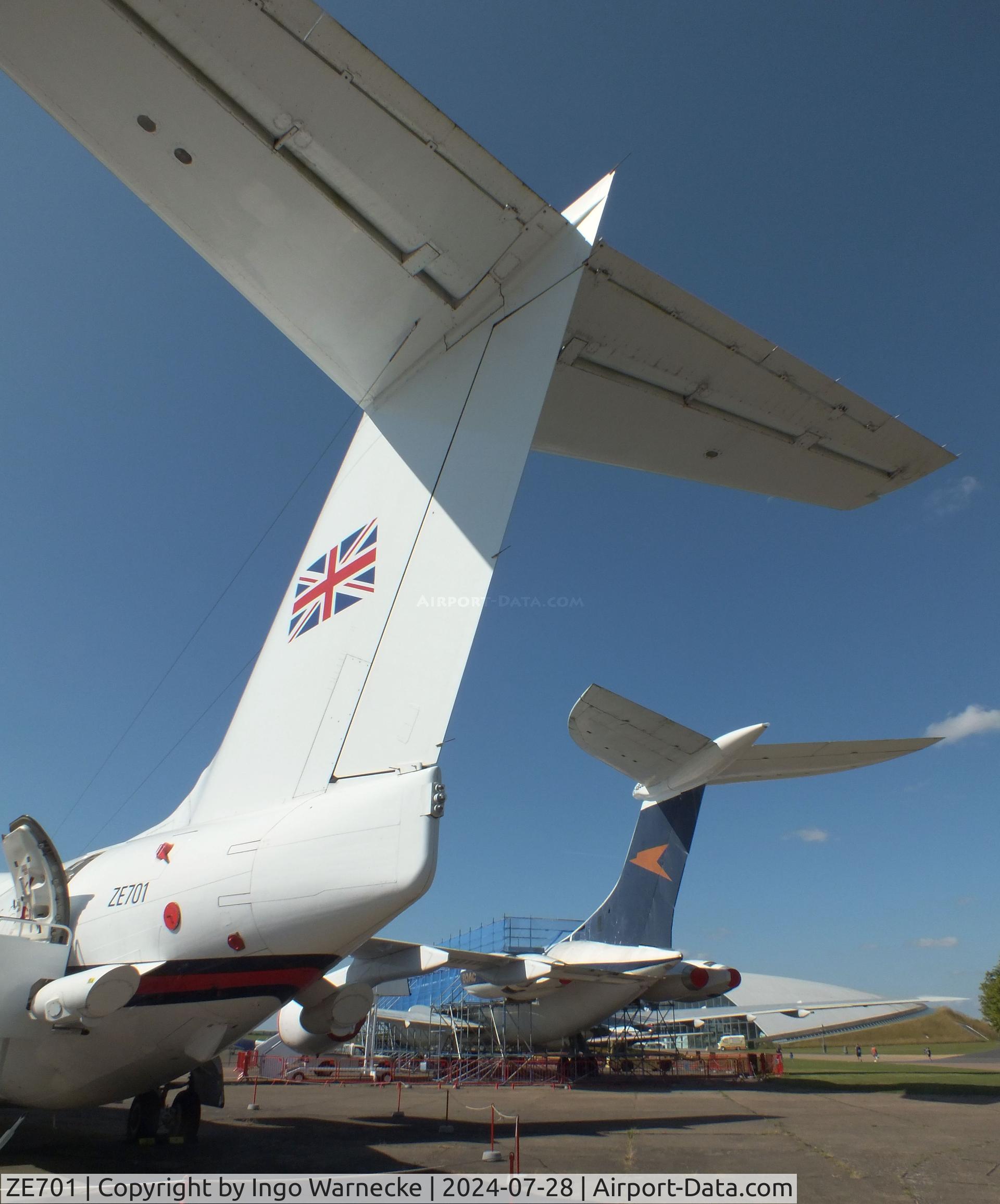 ZE701, 1985 British Aerospace BAe.146 CC.2 C/N E1029, BAe 146 CC2 at the IWM and other collections, Duxford