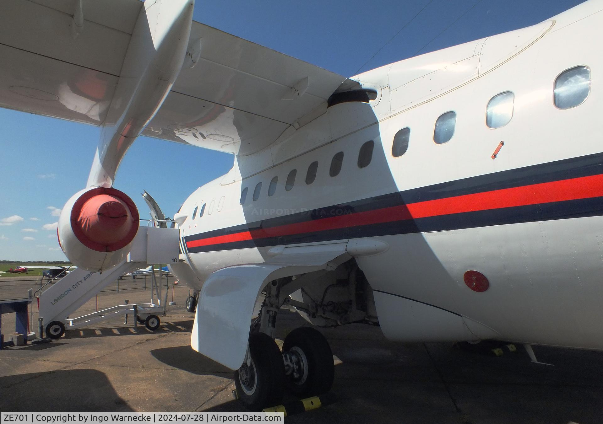 ZE701, 1985 British Aerospace BAe.146 CC.2 C/N E1029, BAe 146 CC2 at the IWM and other collections, Duxford