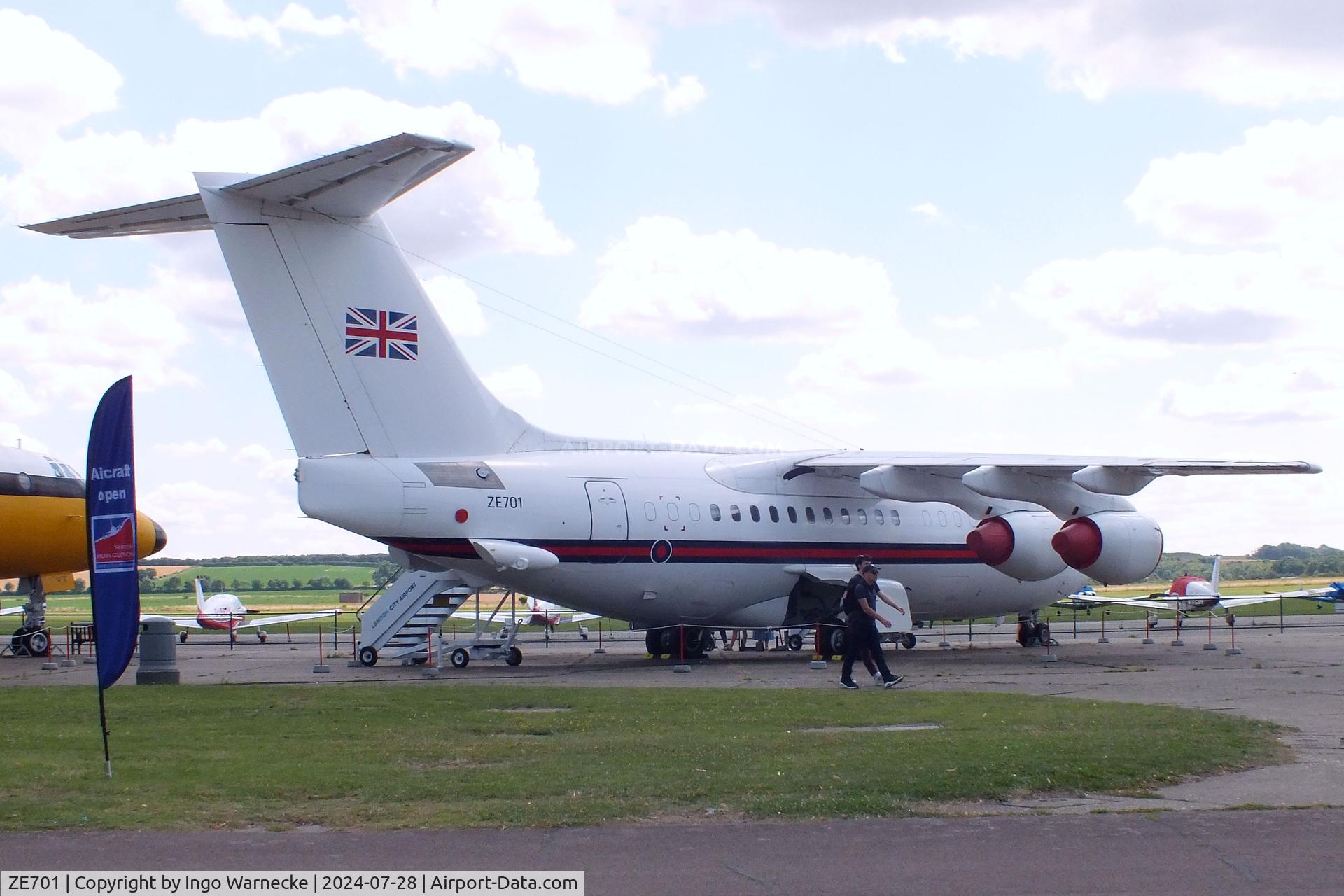 ZE701, 1985 British Aerospace BAe.146 CC.2 C/N E1029, BAe 146 CC2 at the IWM and other collections, Duxford