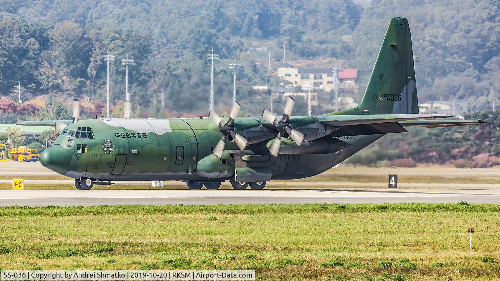 55-036, Lockheed C-130H Hercules (L-382) C/N 382-5036, ADEX.