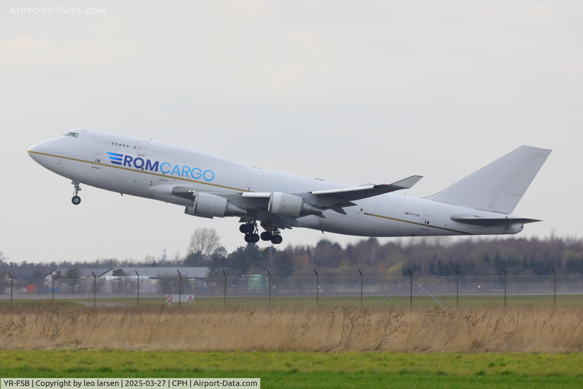 YR-FSB, 1992 Boeing 747-45E(BDSF) C/N 27063, Copenhagen 27.3.2025 Take off on its way to Beirut