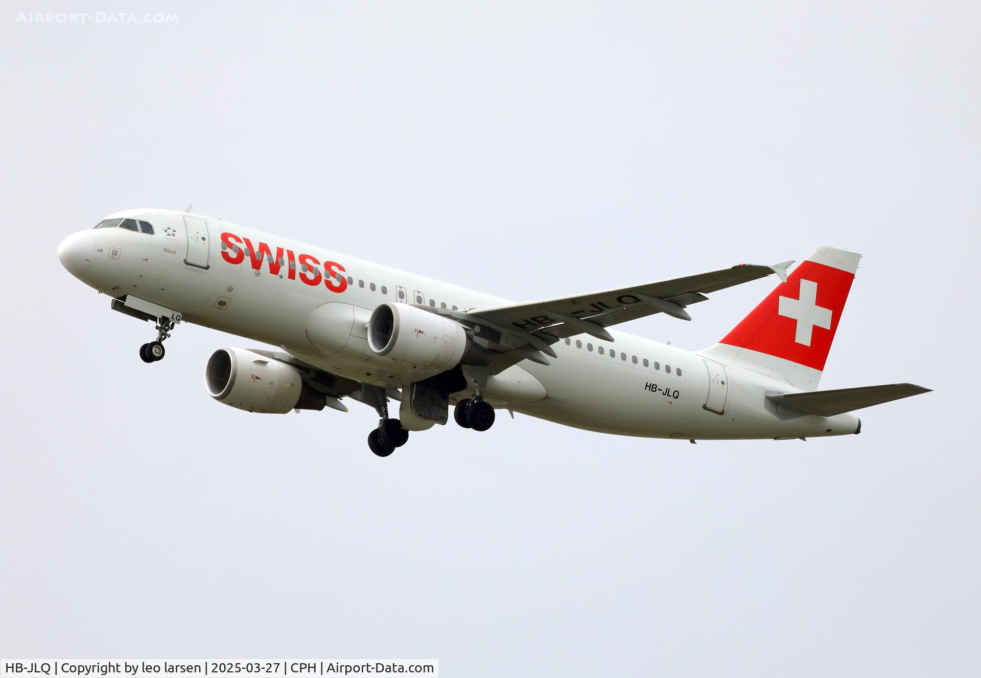 HB-JLQ, 2011 Airbus A320-214 C/N 4673, Copenhagen 27.3.2025