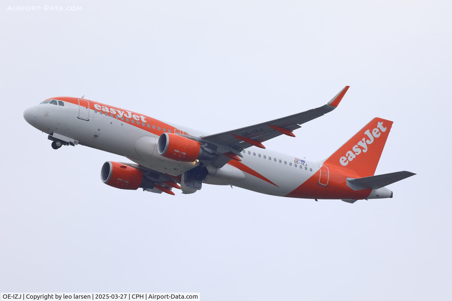 OE-IZJ, 2015 Airbus A320-214 C/N 6902, Copenhagen 27.3.2025