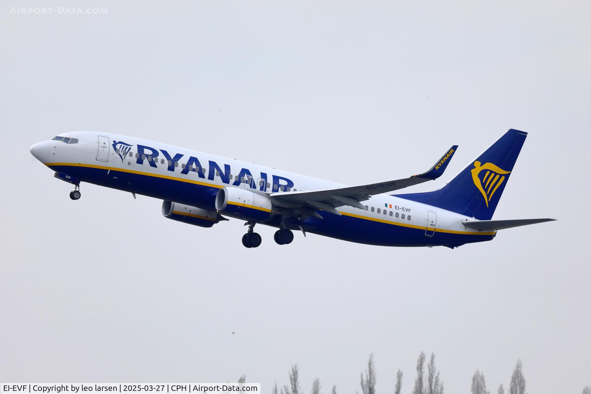 EI-EVF, 2012 Boeing 737-8AS C/N 40291, Copenhagen 27.3.2025