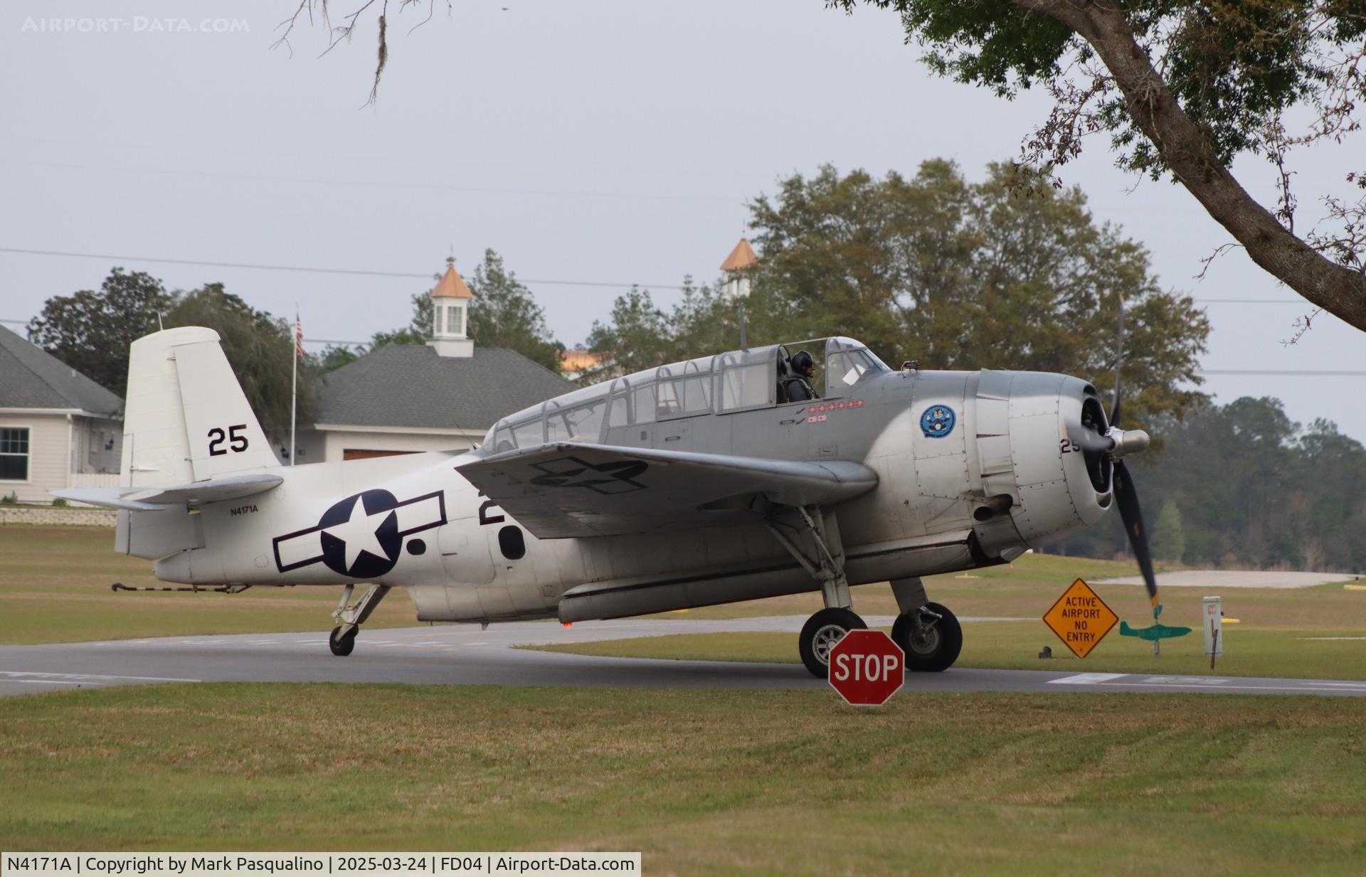 N4171A, 1945 Grumman TBM-3E Avenger C/N 4426 (Bu91521), Grumman TBM-3E