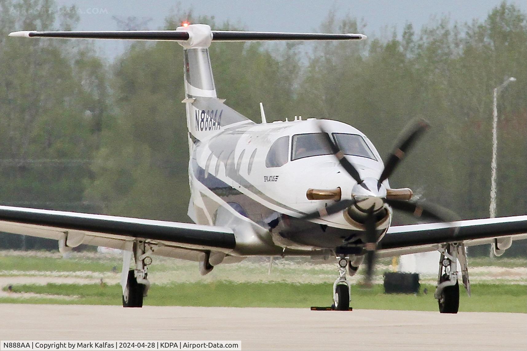 N888AA, 2009 Pilatus PC-12/47E C/N 1177, PC12 ABBETT AIR LLC Pilatus PC-12/47E departing 20R KDPA