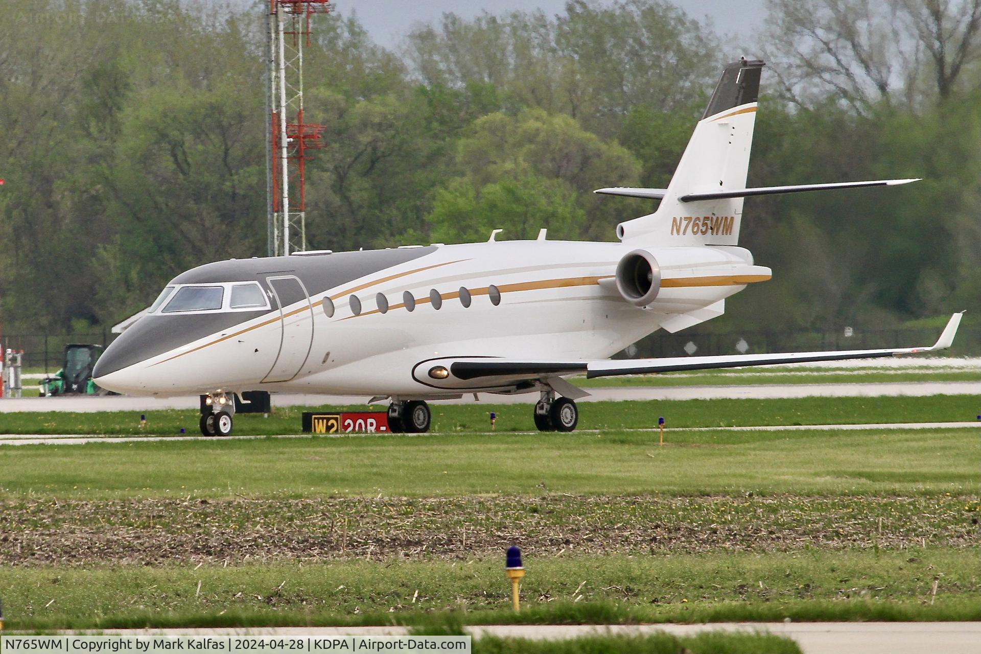 N765WM, 2005 Israel Aircraft Industries Gulfstream 200 C/N 115, GALX MCFLY AIR LLC IAI Gulfstream G200 N765WM arriving at KDPA