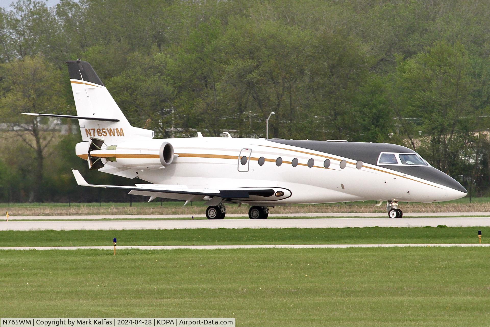 N765WM, 2005 Israel Aircraft Industries Gulfstream 200 C/N 115, GALX MCFLY AIR LLC IAI Gulfstream G200 N765WM arriving at KDPA