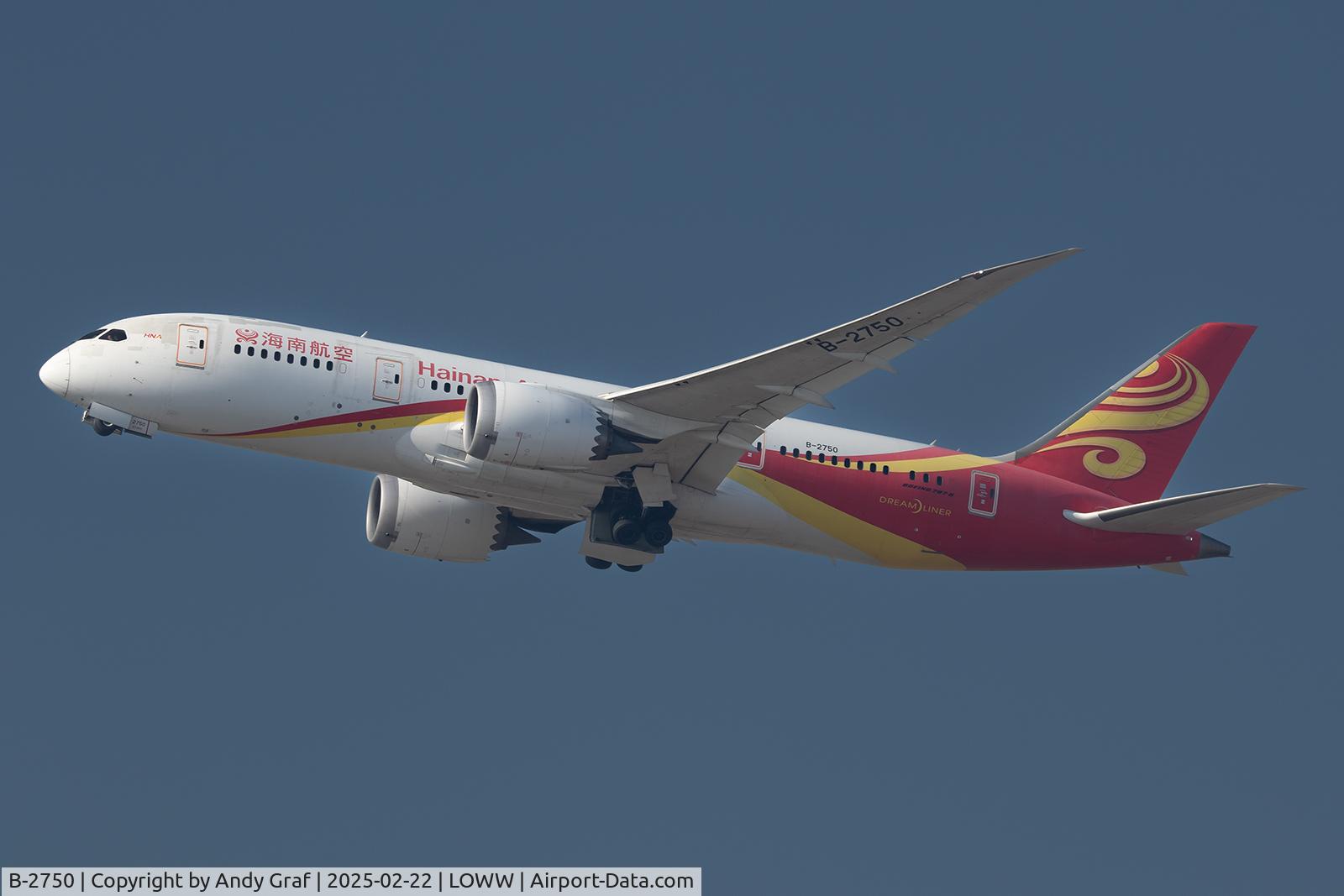B-2750, 2014 Boeing 787-8 Dreamliner Dreamliner C/N 34942, Hainan Airlines B787-8