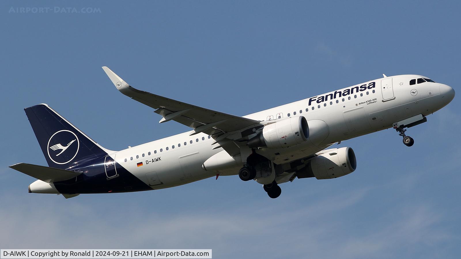 D-AIWK, 2019 Airbus A320-214 C/N 9058, at eham