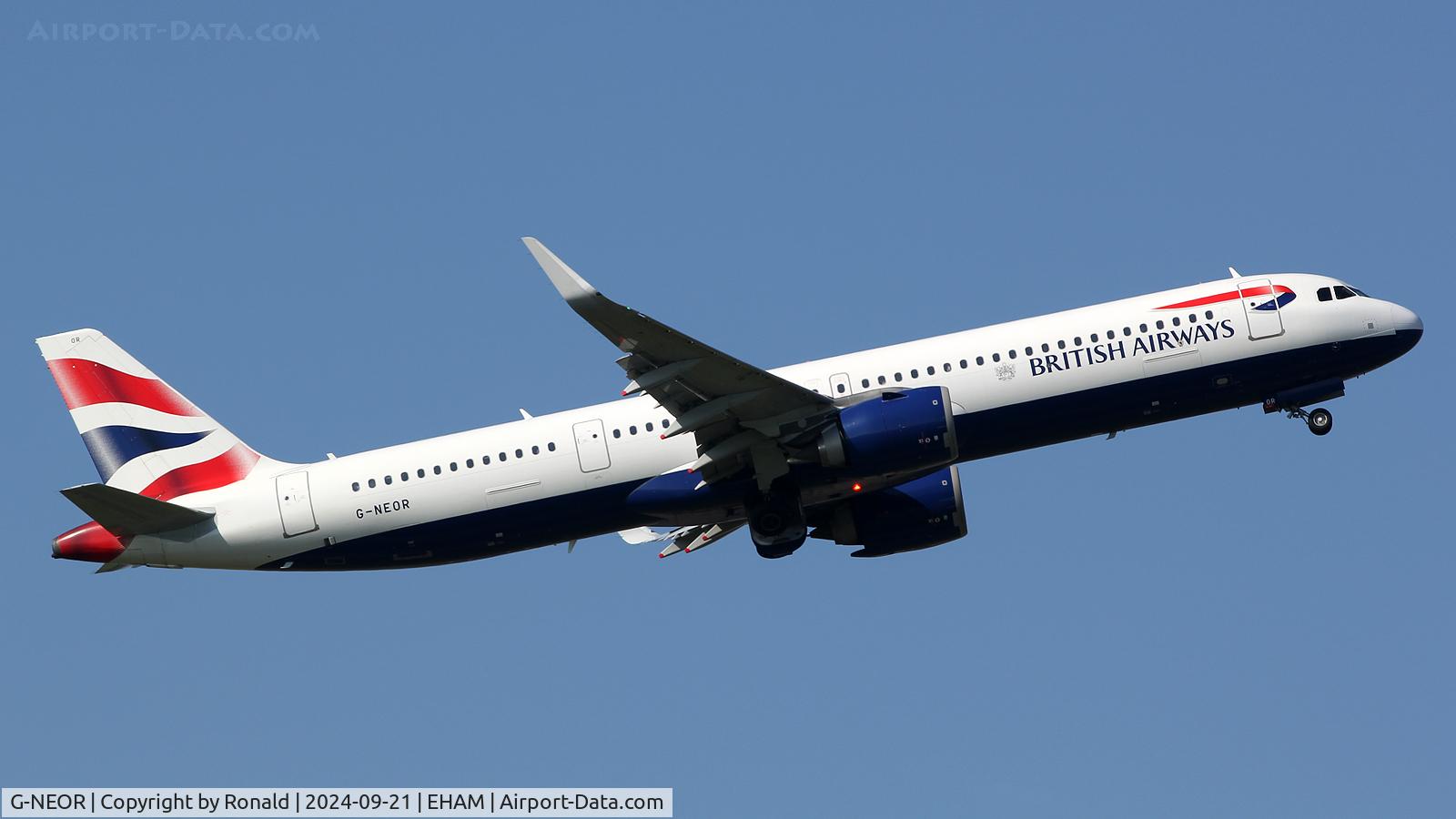 G-NEOR, 2018 Airbus A321-251NX C/N 8526, at eham