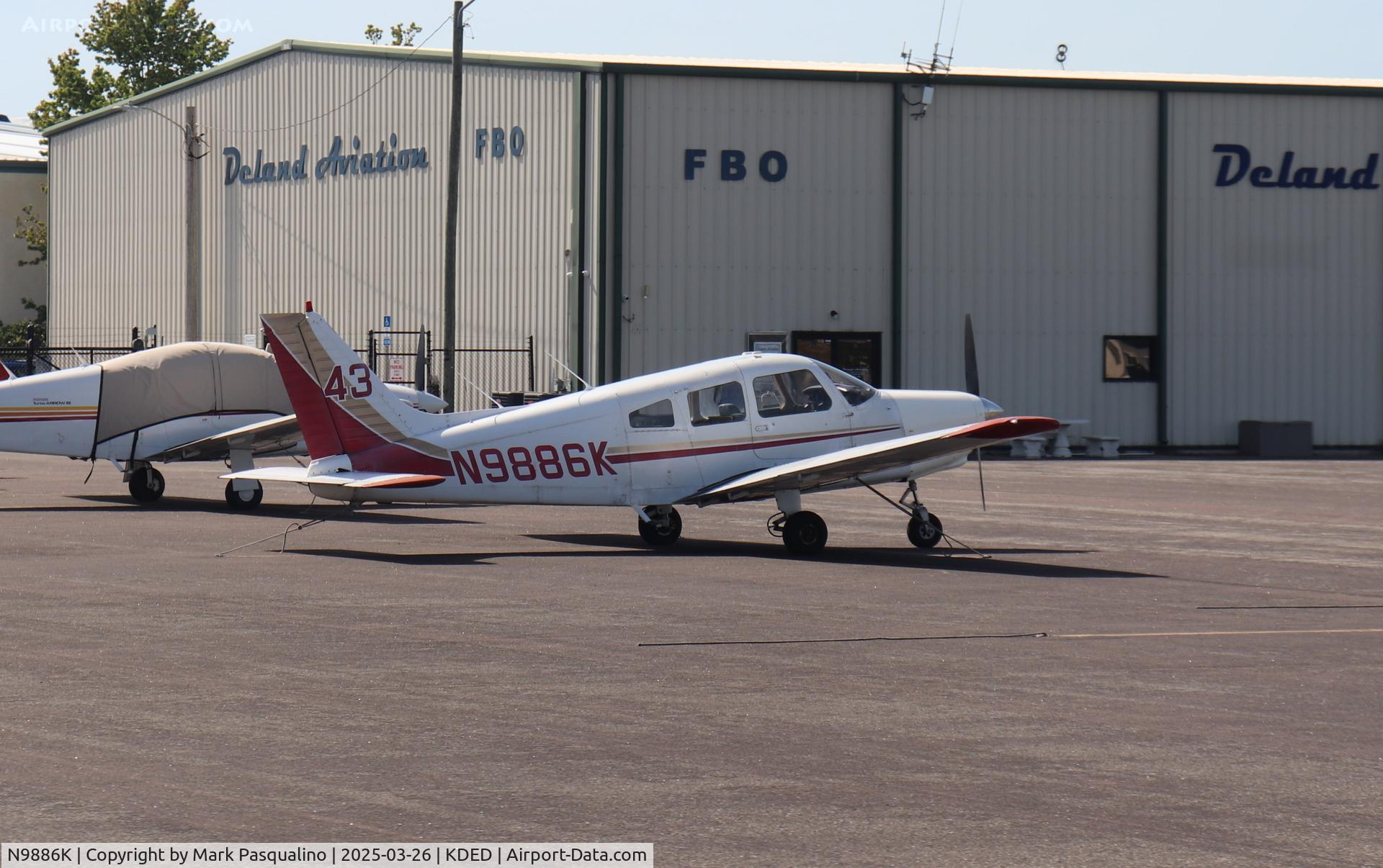 N9886K, 1977 Piper PA-28-161 C/N 28-7816205, Piper PA-28-161
