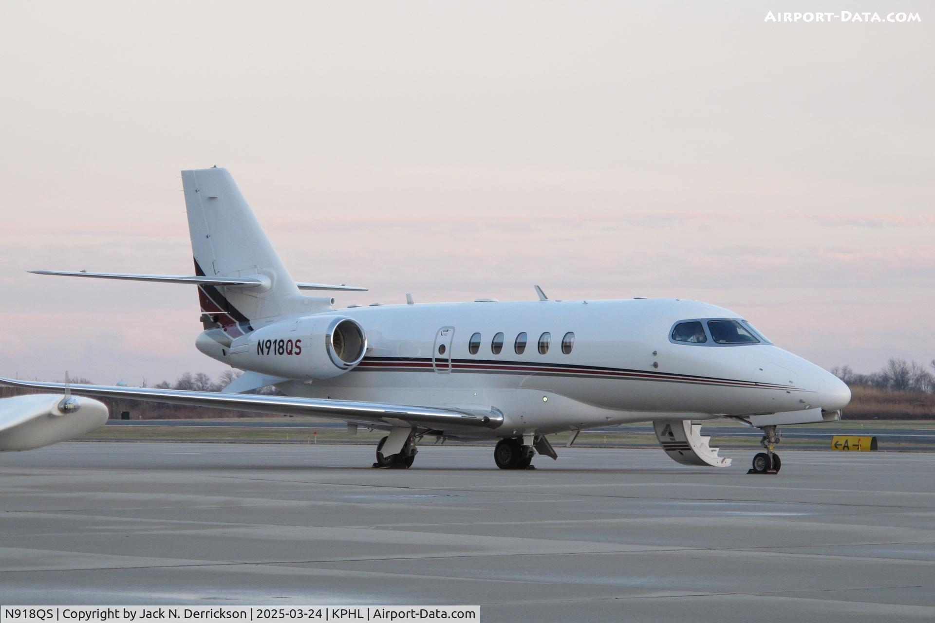N918QS, 2023 Cessna 680A Citation Latitude C/N 680A0339, Citation at Philly