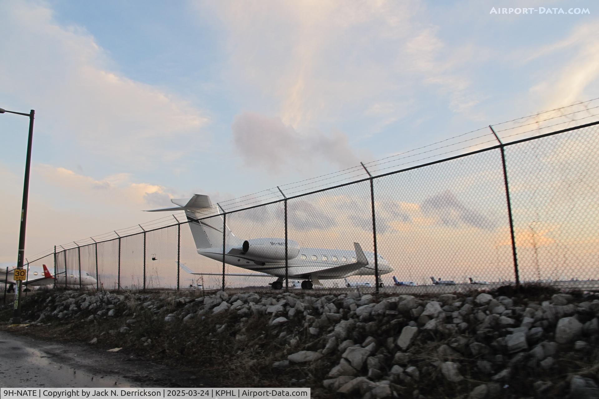 9H-NATE, 2019 Gulfstream Aerospace G500 C/N 72047, G500 at Philly